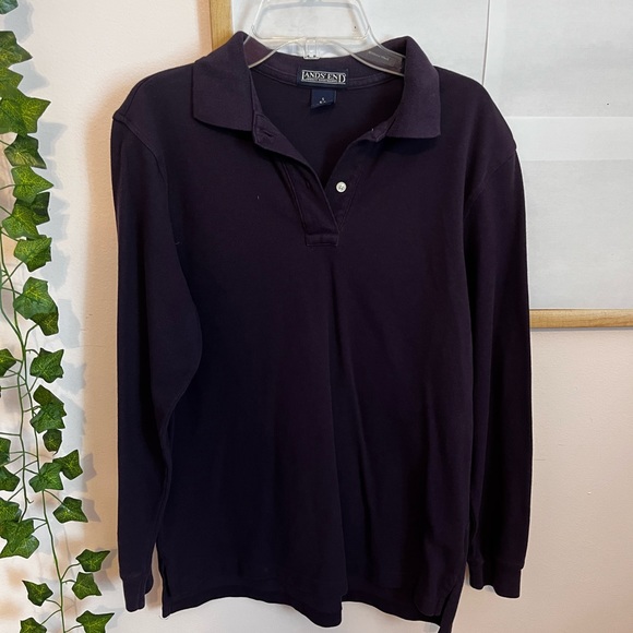 Lands End Purple Polo, men's size S - Picture 4 of 9